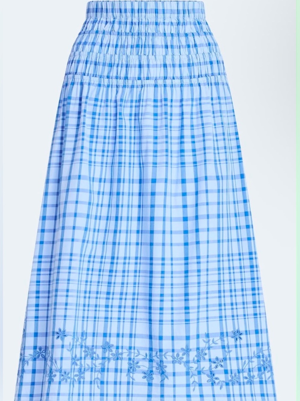 (395)Free Assembly Women's Embroidered  Maxi Skirt Sizes M (8-10)